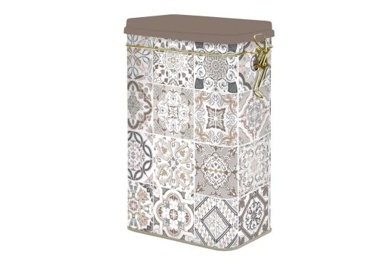0078 CADG TENEKE KAHVE KUTUSU 13 X 8 X 21 CM - GRİ - 2