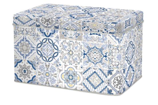 0080 CADB TENEKE BİSKÜVİ KUTUSU 22 X 14 X 13 CM - MAV - 2
