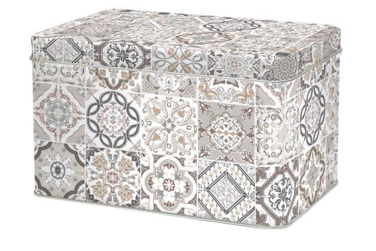 0080 CADG TENEKE BİSKÜVİ KUTUSU 22 X 14 X 13 CM - GRİ - 2