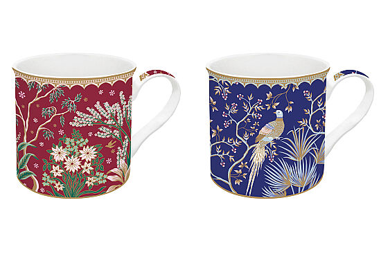 0178 ECLE 2'li Fine China Porselen Kulplu Bardak Seti 300 ml - 2