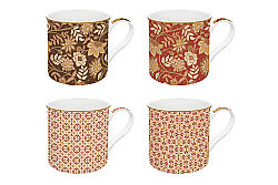 0179 FREV 4'lü Fine China Porselen Kulplu Bardak Seti 300 ml - 2