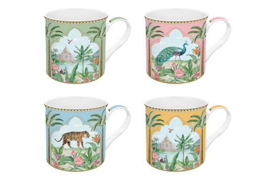 0179 PASA 4'lü Fine China Porselen Kulplu Bardak Seti 300 ml - 2