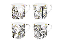 0179 RETR 4'lü Fine China Porselen Kulplu Bardak Seti 300 ml - 2