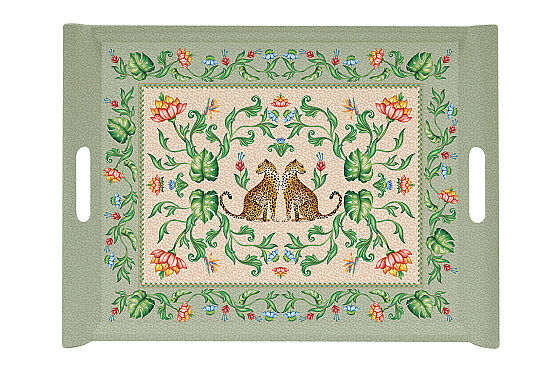 0200 JVIBNV Kulplu Tepsi 52 x 37 cm - 2