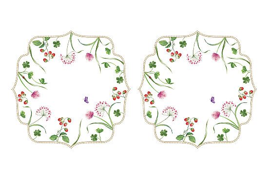 0572 ENPL 2'li Amerikan Servis Seti 34,5 x 34,5 cm - 2