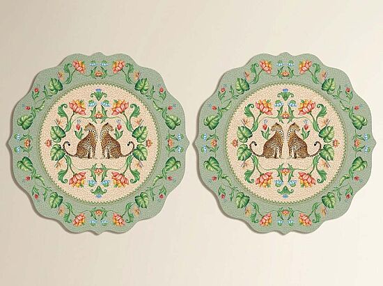 0573 JVIB 2'li Amerikan Servis Seti 34,5 x 34,5 cm - 1