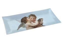 0637 BOU1 DESENLİ CAM TEPSİ 36X17 CM THE FİRST KİSS - 3