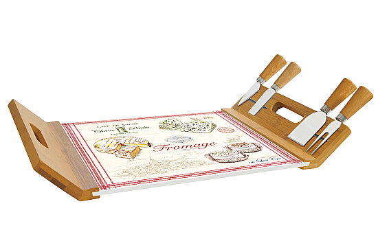 0890 FRMA Peynir Servis Tepsisi 4 Bıçaklı 44 x 28 cm - 2