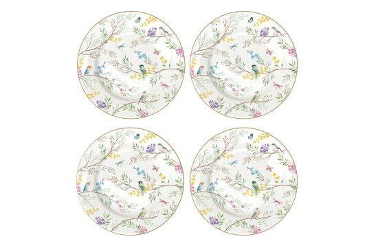 0924 BIME 4'lü Porselen Pasta Tabağı 19 cm - 2