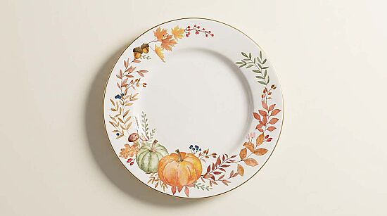 0942 HARV Porselen Servis Tabağı 26,5 cm - 1