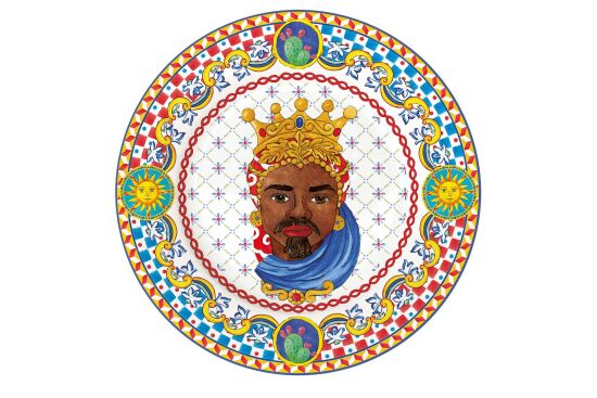 0944 SICM Porselen Pasta Tabağı 19 cm - Moro - 2
