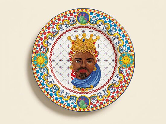 0944 SICM Porselen Pasta Tabağı 19 cm - Moro - 1