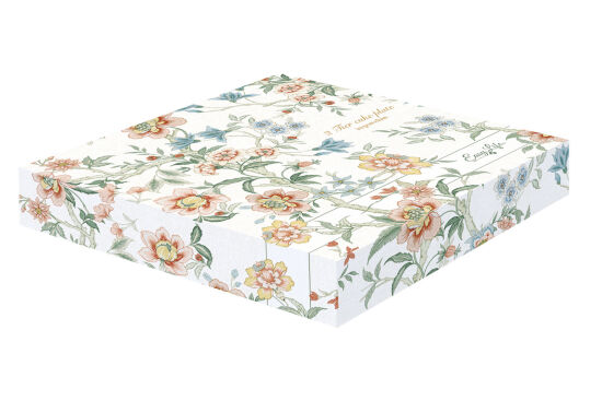 1069 ZENW 2 KATLI PORSELEN SUNUMLUK Ø 20 CM / 26 CM BEYAZ - 3
