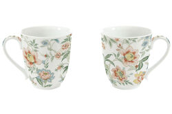 1071 ZENW 2'Lİ PORSELEN MUG 300 ML SETİ BEYAZ - 3