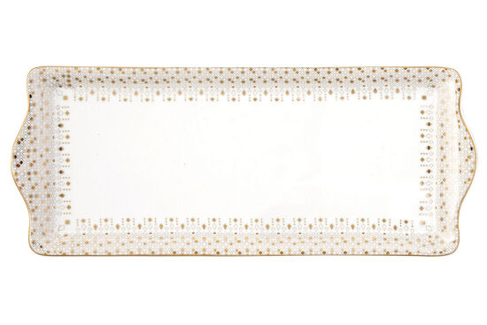 1109 FESV PORSELEN KEK SERVİS 35 CM X 15 CM - 2