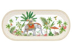 1194 MARA Porselen Oval Sunumluk 33,5 x 15 cm - 2