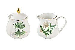 1285 EXOT PORSELEN KREMA & ŞEKERLİK 200 ML + 200 ML - 2