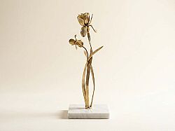 14867-S MUMLUK GOLD IRIS KOLEKSIYON 11,5x11,5x27cm - 1