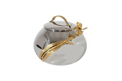 14889 DEKORATIF KASE GOLD IRIS KOLEKSIYON 16x16x14cm - 4
