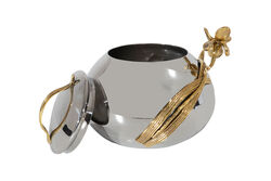 14889 DEKORATIF KASE GOLD IRIS KOLEKSIYON 16x16x14cm - 2