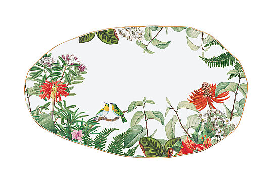 1591 EXCA PORSELEN SERVİS TABAĞI 36CM X 21,5CM - 2