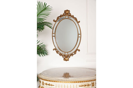 17F-687 AYNA GOLD 83x53x3.5cm (IC OLCU:43x63cm) - 3