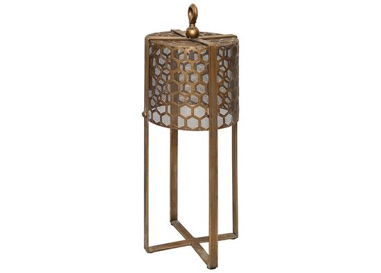 181707-A82 METAL YER LAMBASI 23x23x61.5cm - 6