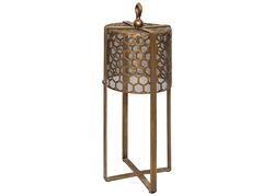 181707-A82 METAL YER LAMBASI 23x23x61.5cm - 2