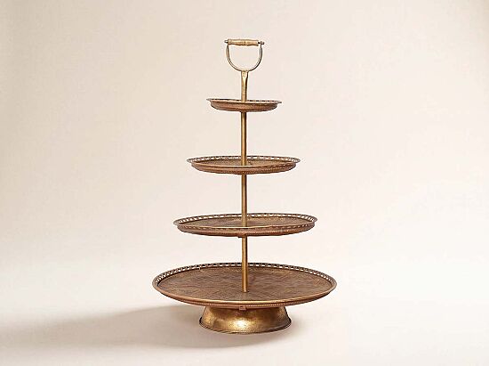182821-K223 METAL DEKORATIF STAND 38x38x79cm - 1