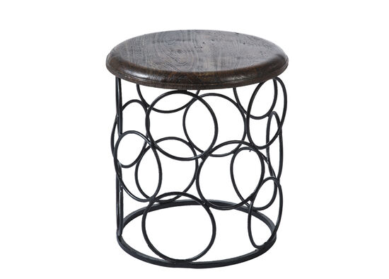 SIYAH METAL SEHPA KUCUK NATUREL 34x34x38cm TK-13088-TK-013009-2231-RAL-008576-TK-9044 - 2