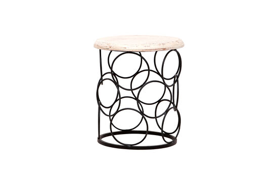 SIYAH METAL SEHPA KUCUK BEYAZ 34x34x38cm 2231-RAL-008576-TK-9044-12362 - 3