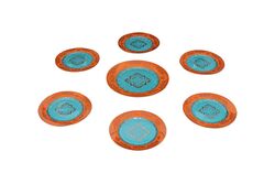 2648OR-26PP-10.5 PASTA SETI TURUNCU (1ADET 27cm- 6ADET 20cm TABAK) - 4