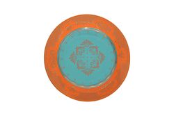 2648OR-26PP-10.5 PASTA SETI TURUNCU (1ADET 27cm- 6ADET 20cm TABAK) - 2