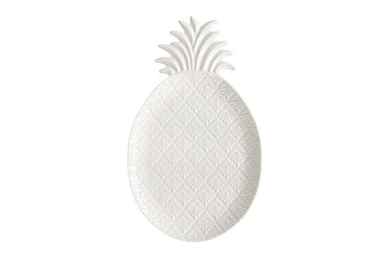 3021 PIWH Porselen Servis Tabağı 36 x 21,5 cm - Beyaz - 2