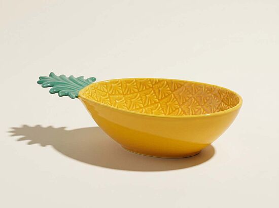 3024 PIYG Porselen Kase 30 x 19 cm - Sarı-Yeşil - 1