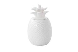 3025 PIWH Porselen Kavanoz 9 x 9 x 15 cm - Beyaz - 2