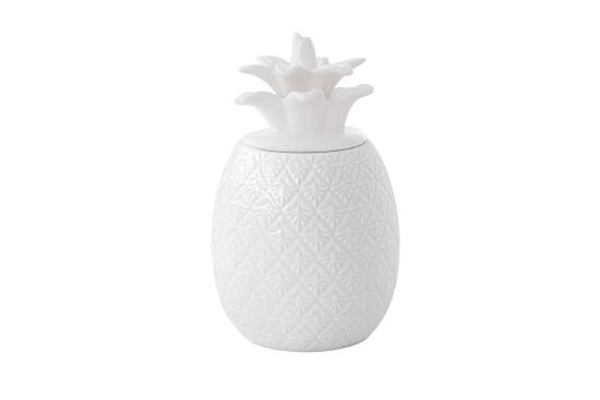 3025 PIWH Porselen Kavanoz 9 x 9 x 15 cm - Beyaz - 2