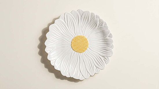 3170 DASW Porselen Yemek Tabağı 25 cm - Beyaz - 1