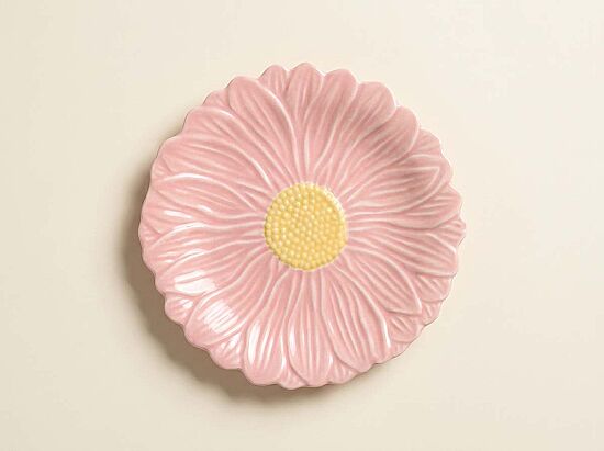 3172 DASP Porselen Pasta Tabağı 21 cm - Pembe - 1