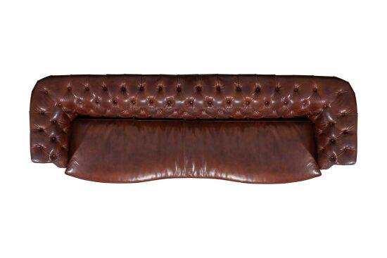 6018-300 DÖRTLÜ KOL.DERİ KAPİTONE ESK. KAHVE 100x300x73cm - 5