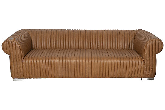 6036-3D UCLU KOLTUK DERI DILIMLI CAMEL110x260x70cm - 5
