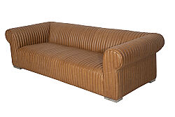 6036-3D UCLU KOLTUK DERI DILIMLI CAMEL110x260x70cm - 6