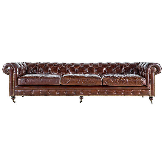 880A-AB-303 CHESTER DERI KOLTUK 4 LU KAHVE 94x303x77cm 611DB - 3