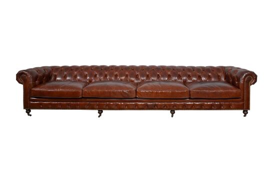 880A-AB-403 CHESTER DERİ KOLTUK DÖRTLÜ KAHVE 94x403x79cm - 5