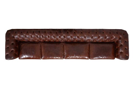 880A-AB-403 CHESTER DERİ KOLTUK DÖRTLÜ KAHVE 94x403x79cm - 4