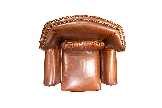 890 DERI BERJER ESKITILMIS KAHVE 90x80x95cm 611DB - 3