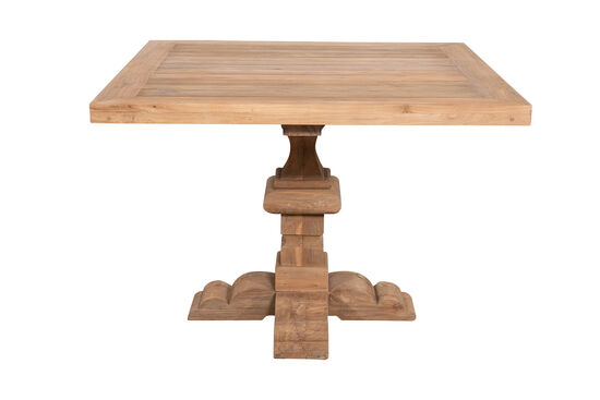 AGRON YEMEK MASASI KARE TEAK 110x110x78cm - 5