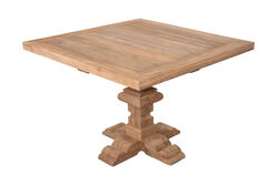 AGRON YEMEK MASASI KARE TEAK 110x110x78cm - 6
