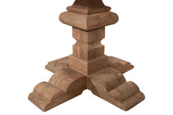 AGRON YEMEK MASASI KARE TEAK 110x110x78cm - 4