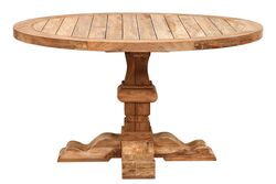 AGRON YUVARLAK YEMEK MASASI TEAK 140x78cm - 4